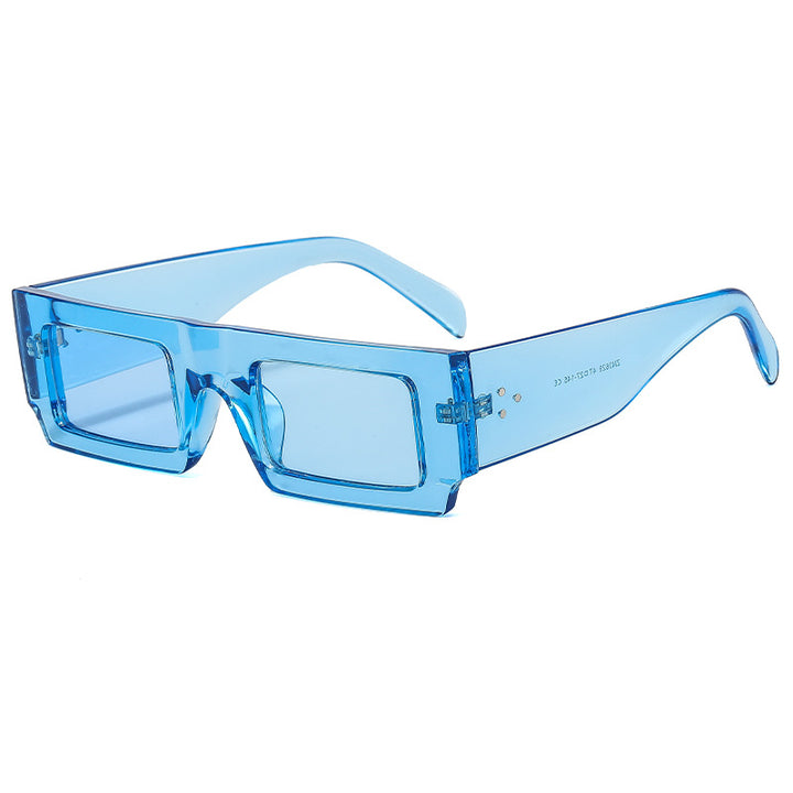 Ladies statement sunglasses with square frame and futuristic design Bowlift