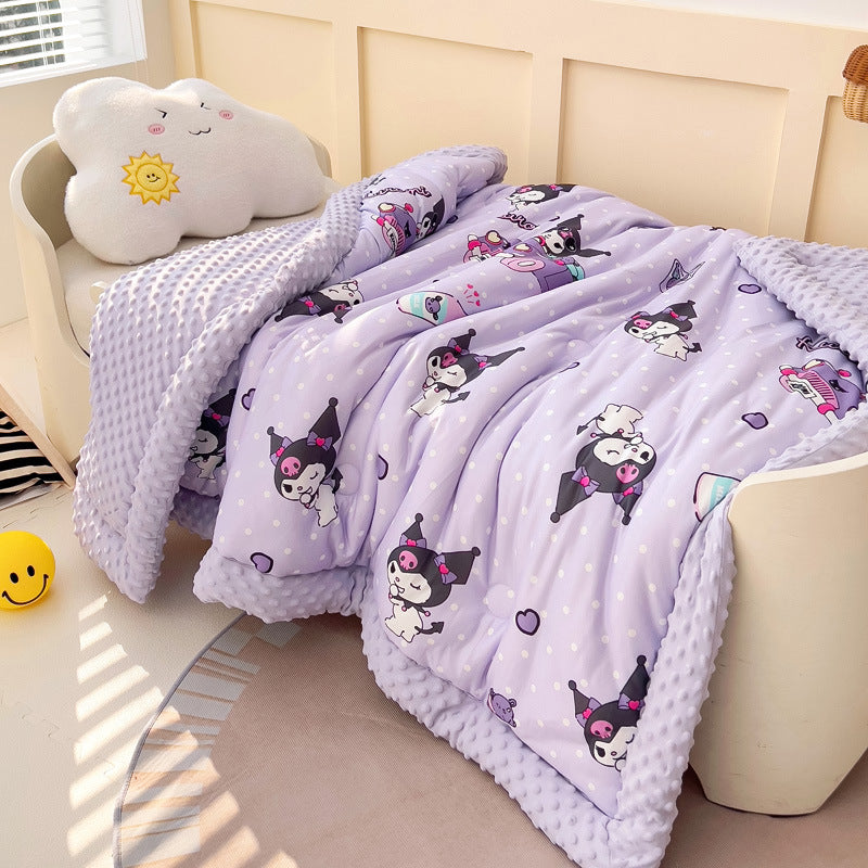 Girls cuddly blanket with versatile animal motif Bowlift