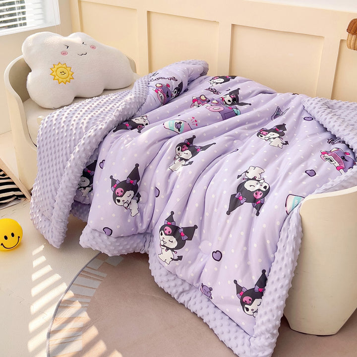 Girls cuddly blanket with versatile animal motif Bowlift