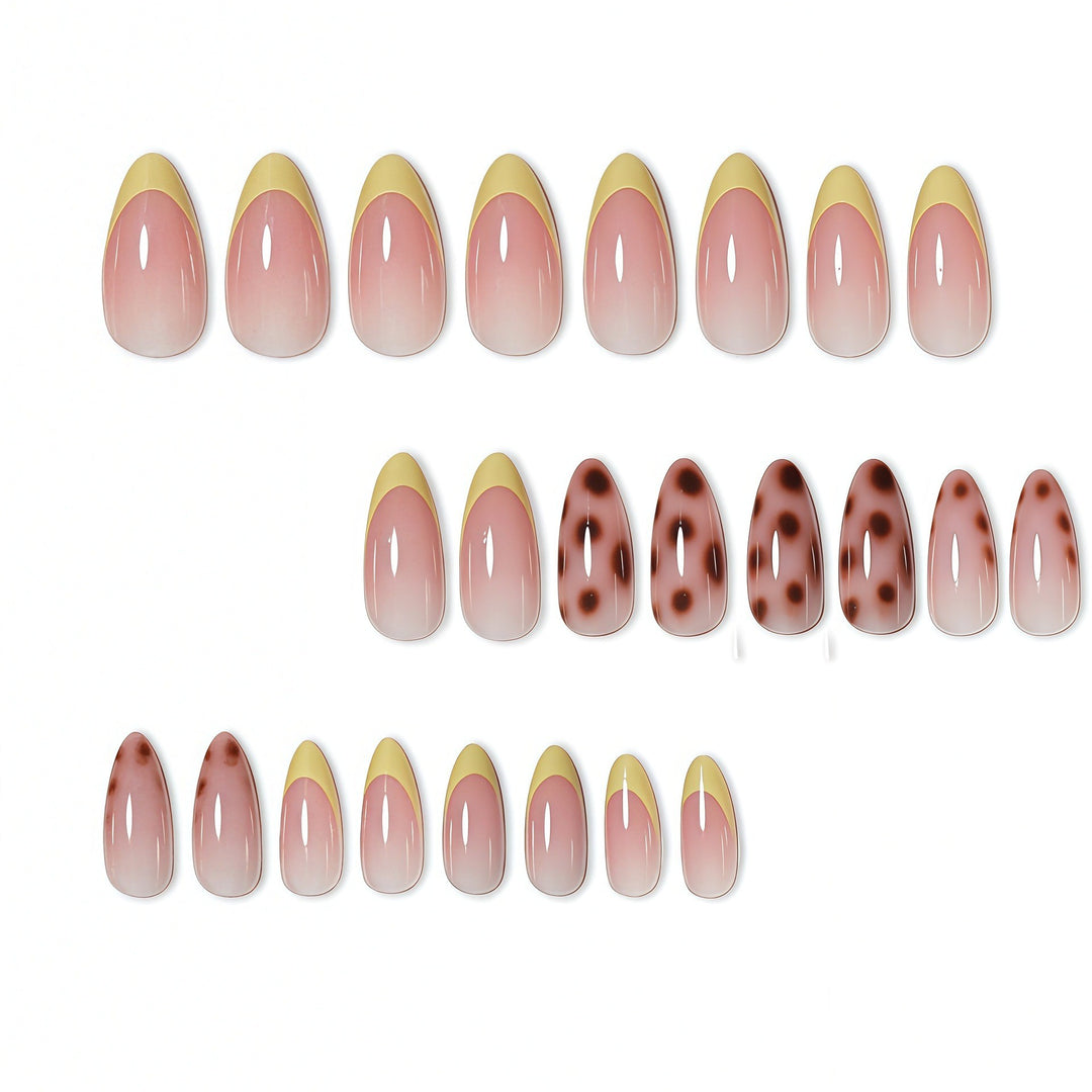 Chic Ombre Acrylic Press-On Nails Bowlift