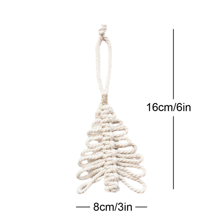 Macrame Christmas Tree Ornament Bowlift
