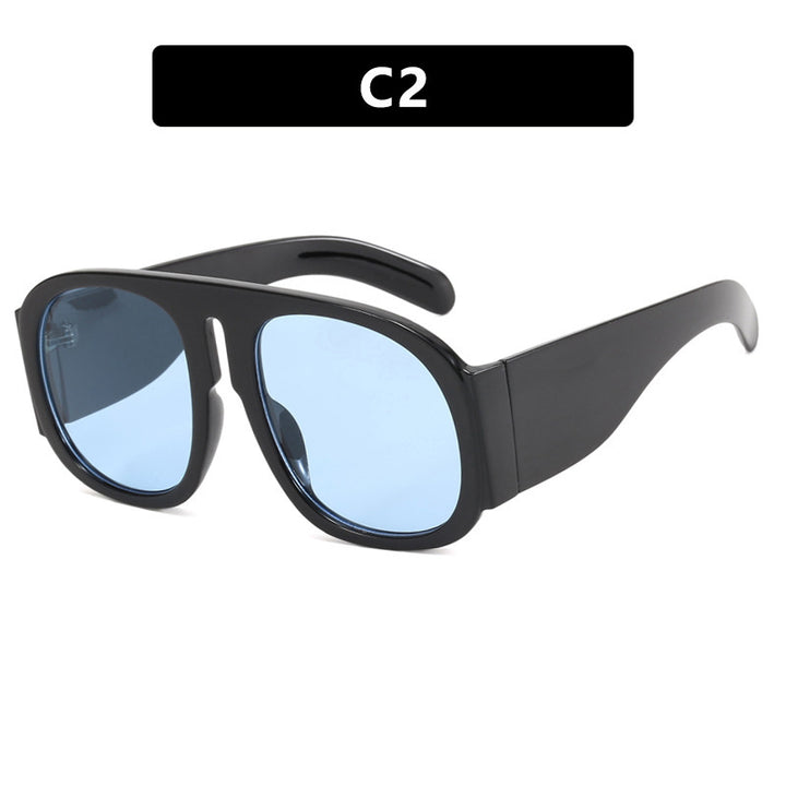 Women's trendy oversized sunglasses with fashionable gradient Bowlift