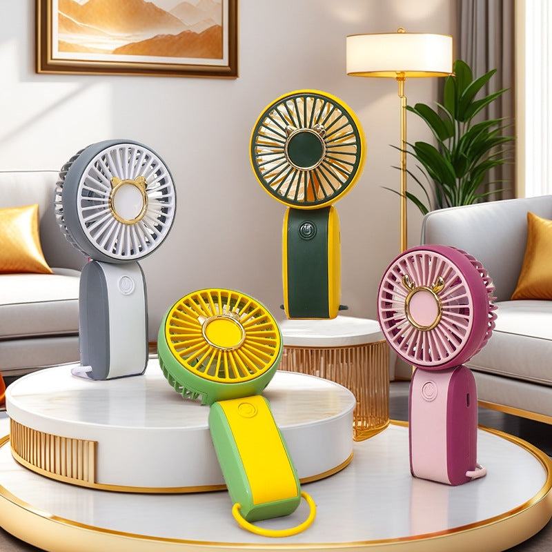 Women Portable Mini Fan in Playful Design Bowlift