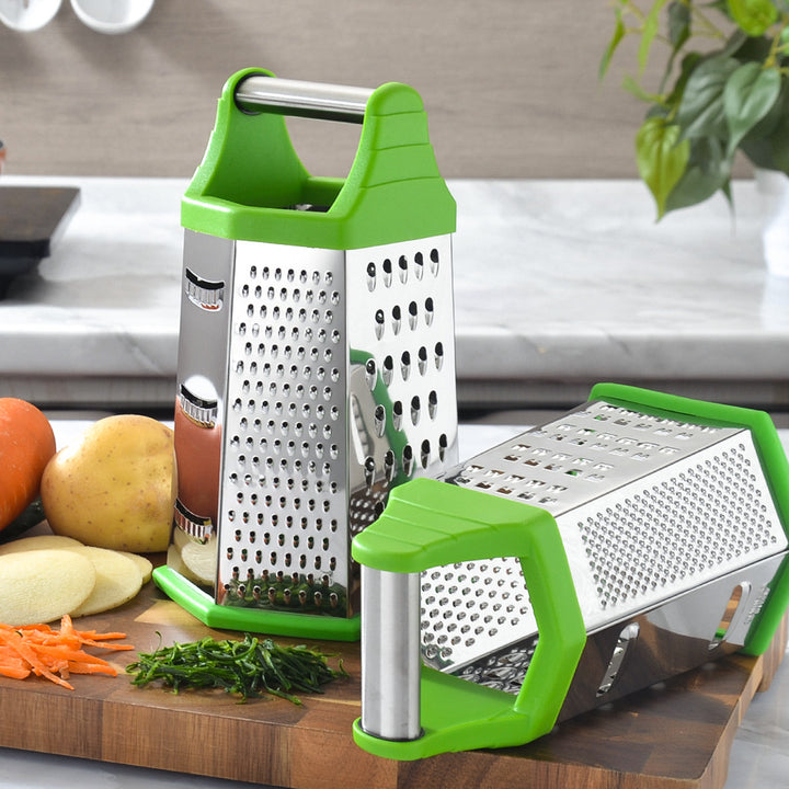 Stainless Steel Kitchen Grater with Ergonomic Design Bowlift