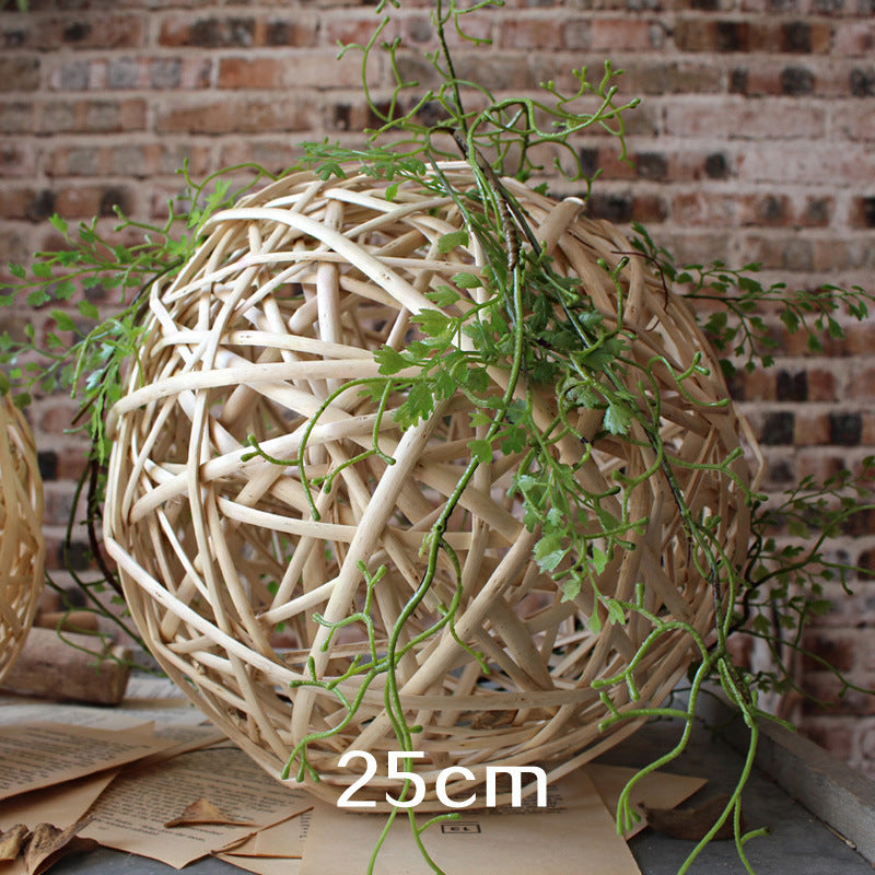 Decorative natural material decor ball Bowlift