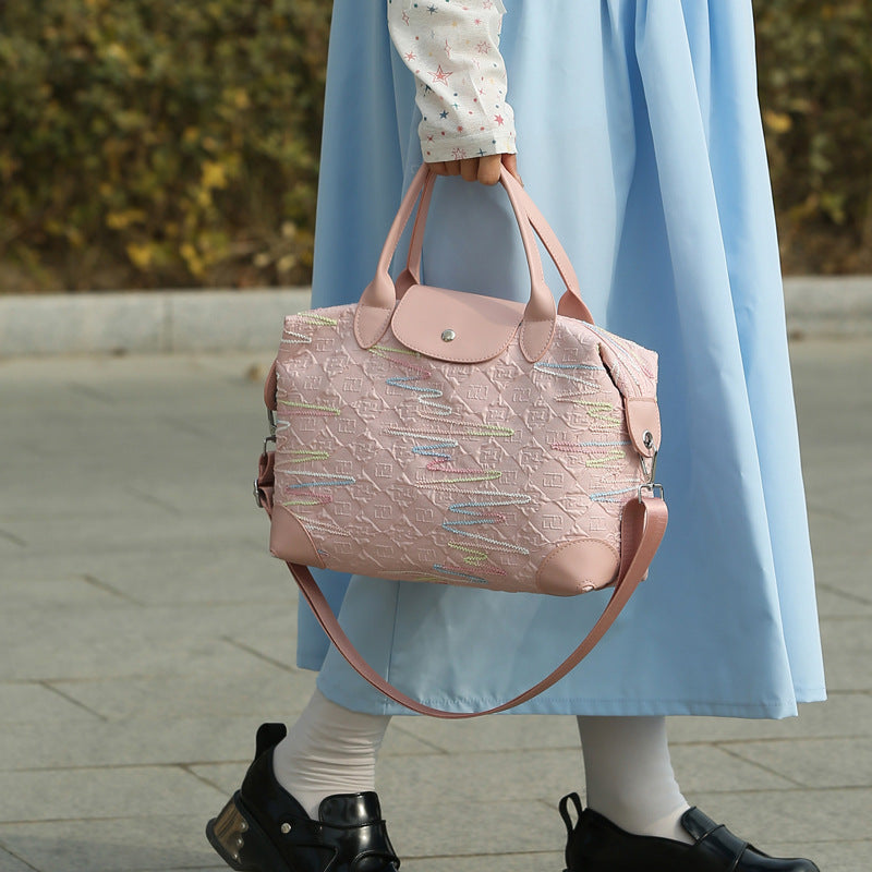 Fashionable Travel Bag With Multifunctional Storage Compartments Bowlift