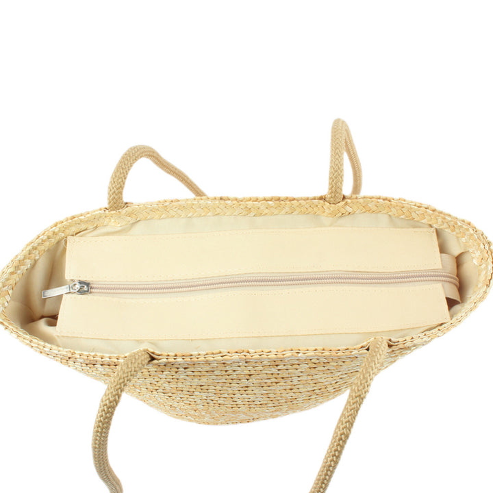 Spacious basket bag with pocket Bowlift