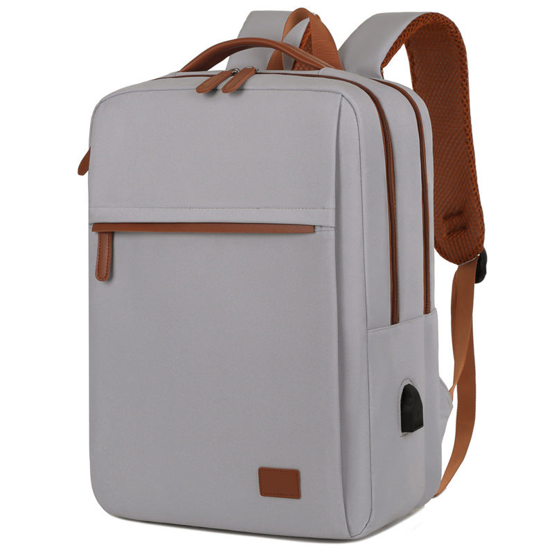 BowLift | TechPort Laptop Backpack with USB Charging Port – Water-Resistant Design for 15.6-Inch Laptops