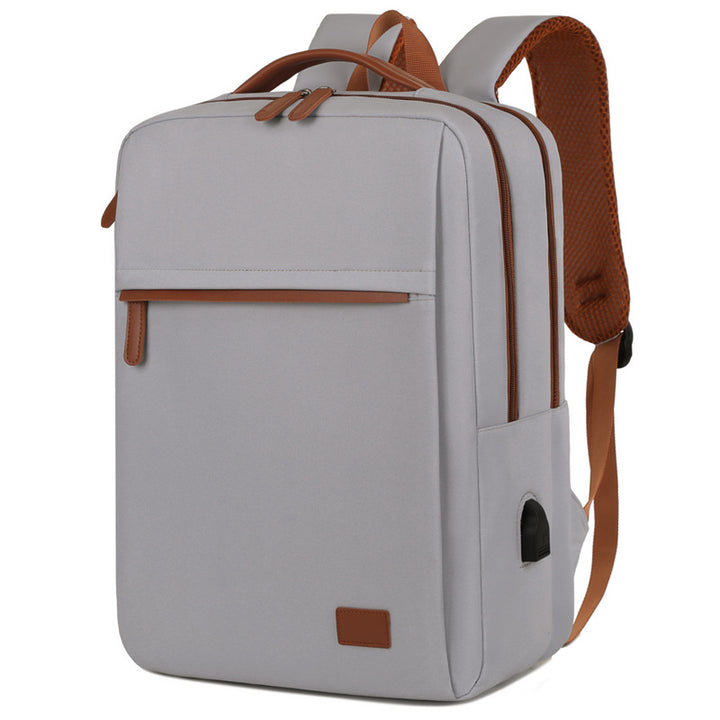 BowLift | TechPort Laptop Backpack with USB Charging Port – Water-Resistant Design for 15.6-Inch Laptops