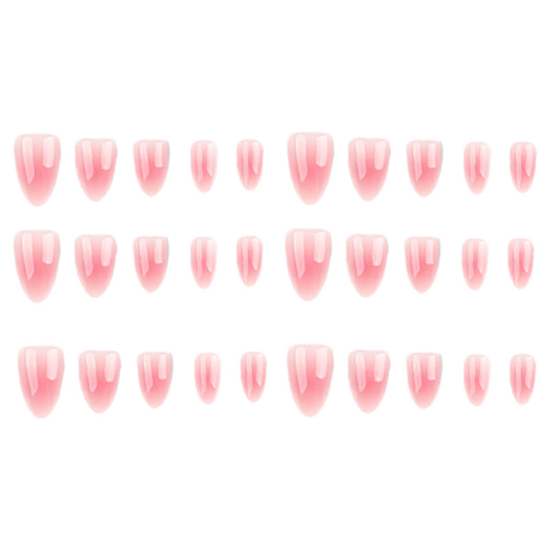 Elegant Gel Finish Press-On Nail Set Bowlift