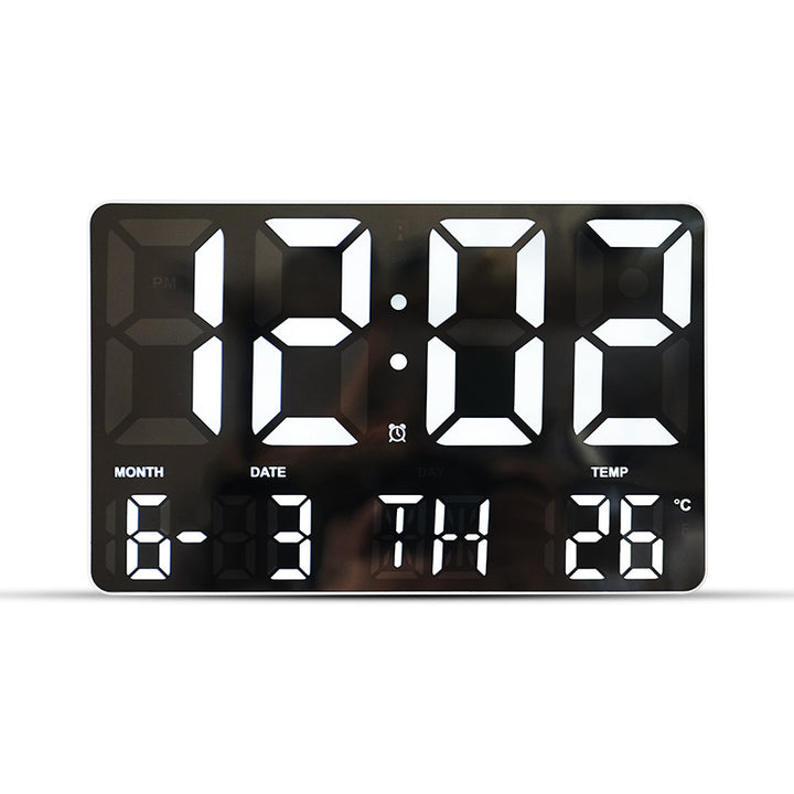 Digital wall clock with multifunctional LED display Bowlift