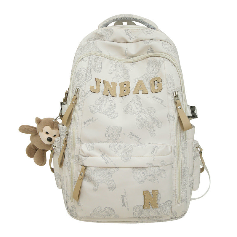 Cute Animal-Themed School Backpack Bowlift
