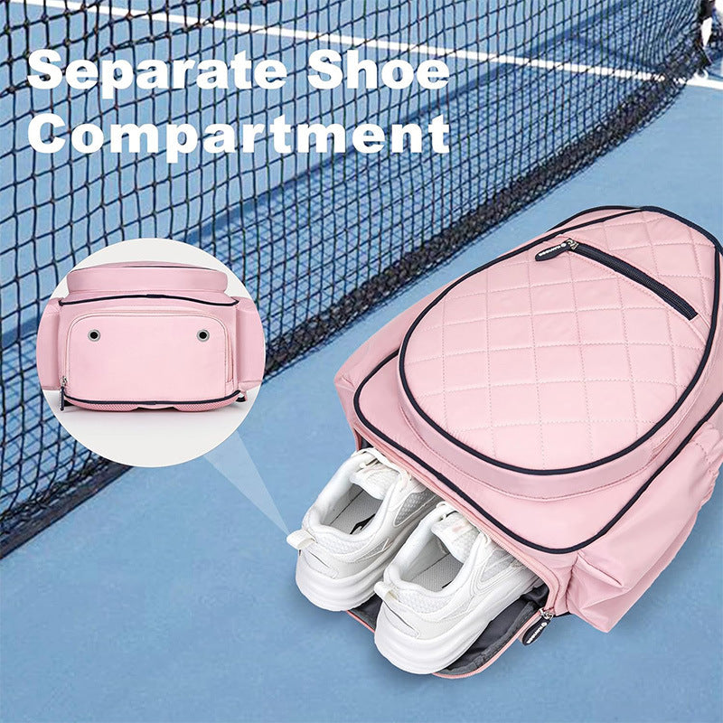 Sporty backpack with shoe and racket compartment Bowlift