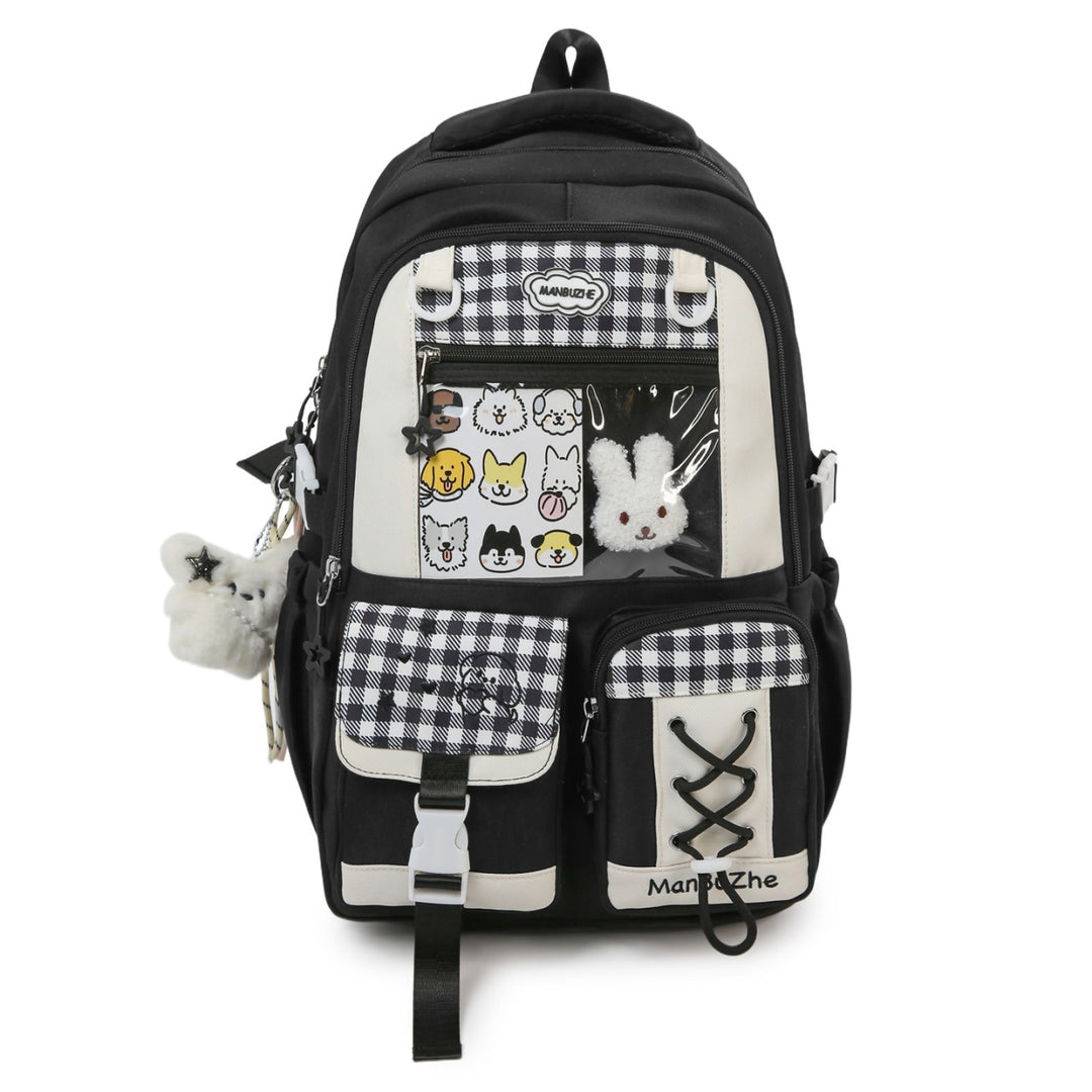 Adorable Character Design School Backpack Bowlift