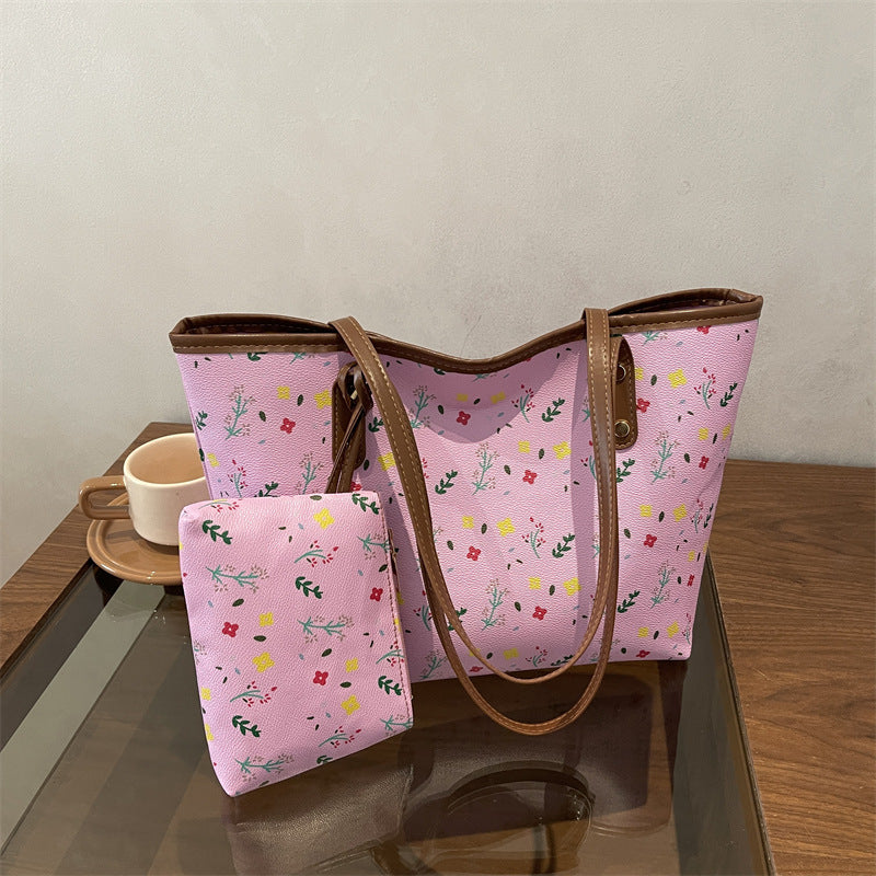WoFloral Patterned Beach Tote Bag Bowlift