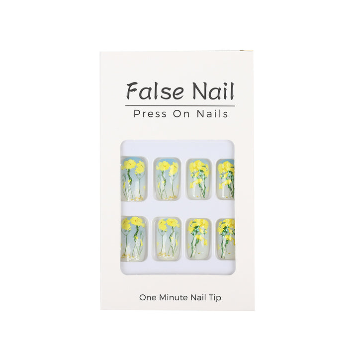 Artificial nail tips in floral design Bowlift