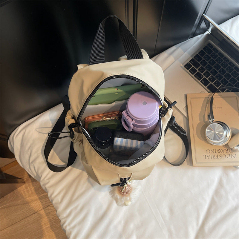 Multifunctional leisure backpack with practical viewing compartment Bowlift