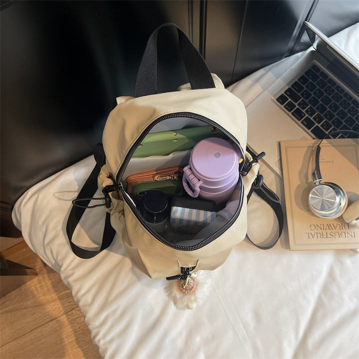 Multifunctional leisure backpack with practical viewing compartment Bowlift