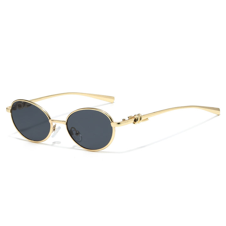 Oval Frame Fashion Sunglasses Bowlift