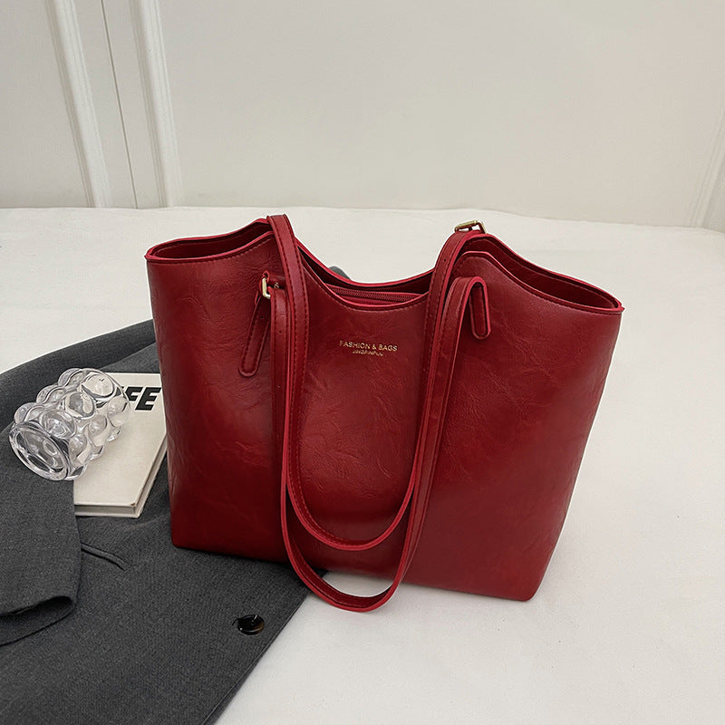 Luxe Leather Tote Bowlift