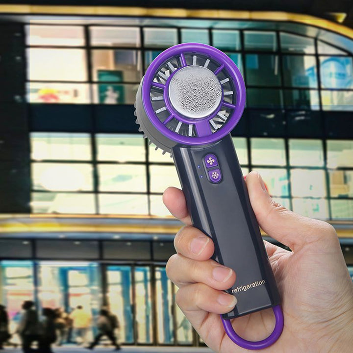 Women Portable Handheld Fan Bowlift