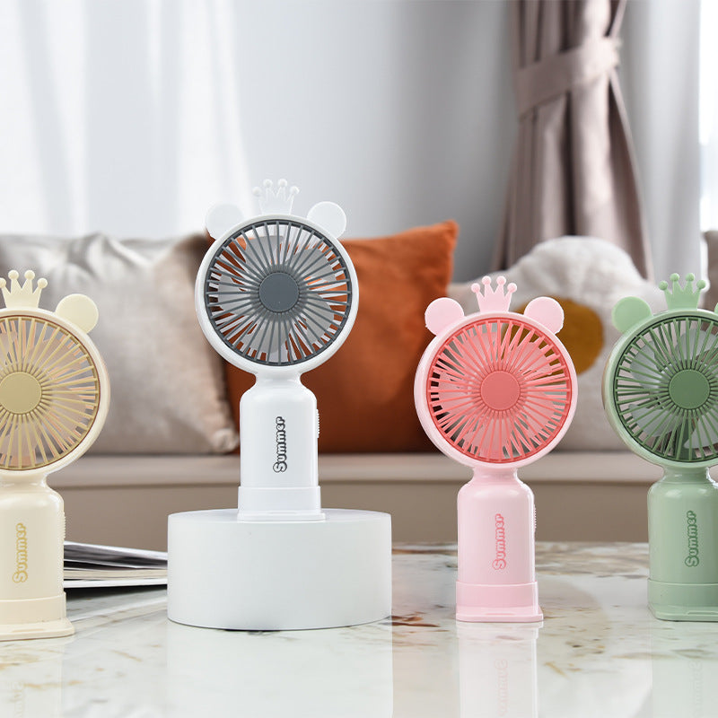 Cute Portable Handheld Fan Bowlift