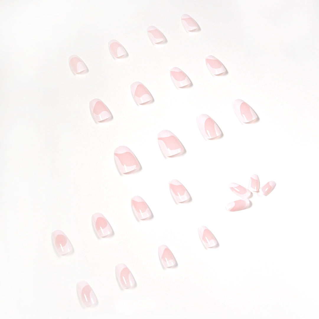 Artistic stiletto nails with elegant color structures Bowlift