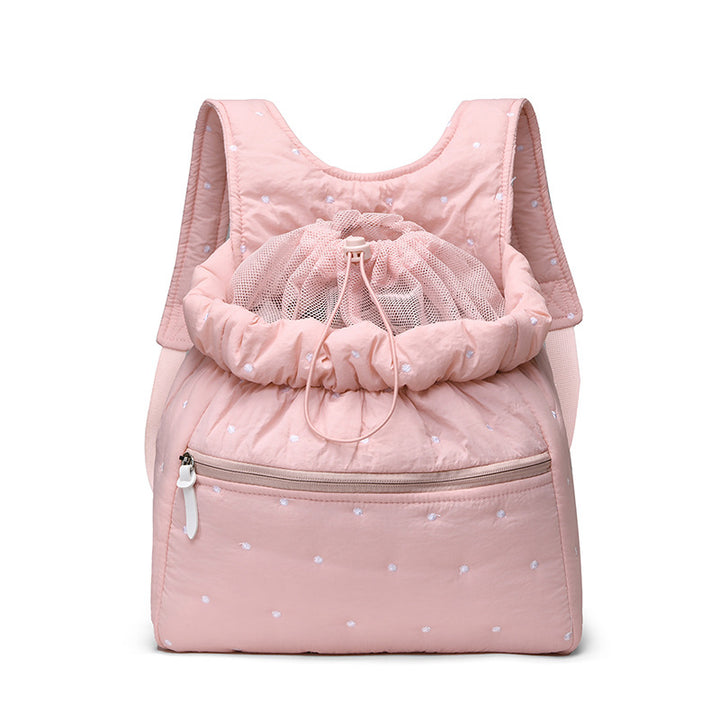 Drawstring Closure Casual Backpack Bowlift