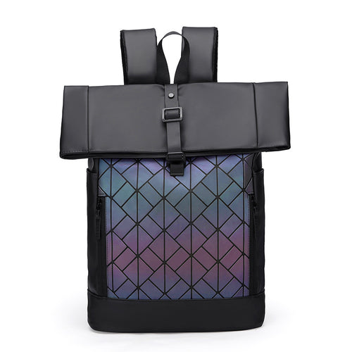 Modern Geometric Pattern Backpack Bowlift