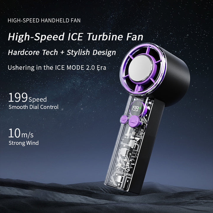 Women's portable high-tech hand fan Bowlift