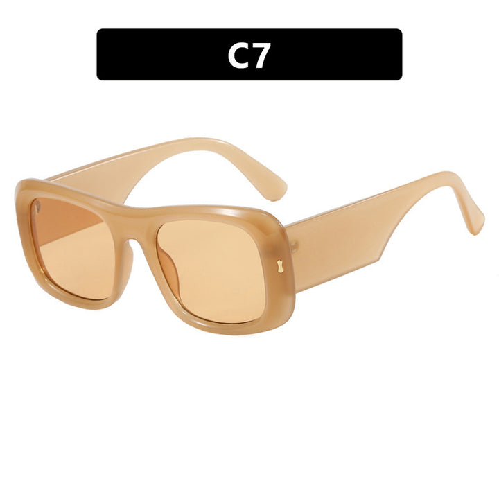 Women's oversized square sunglasses with a wide frame and polarized lenses Bowlift