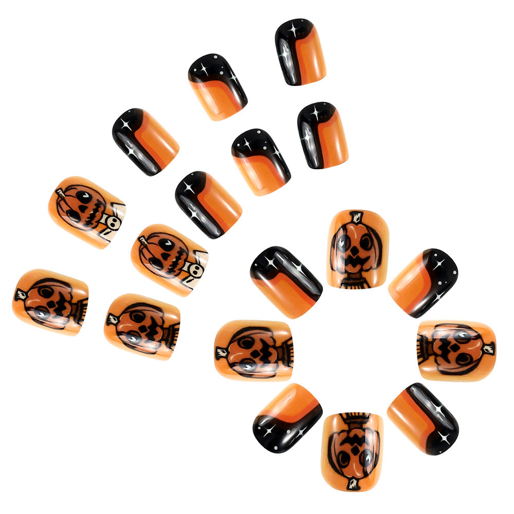 Halloween-Themed Artistic Press-On Nails Bowlift 1787543133