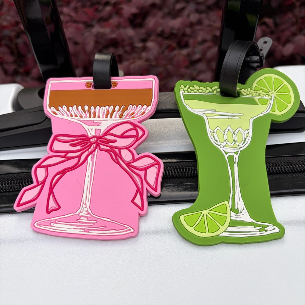 Martini-Themed Luggage Tag Bowlift