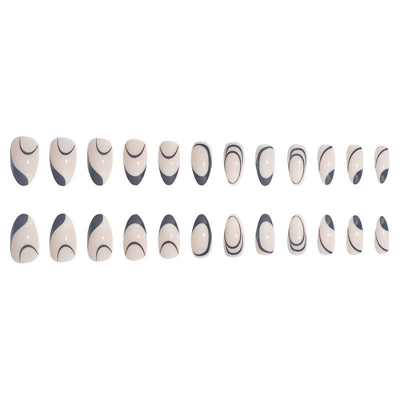 Artistic Abstract Nail Design Bowlift