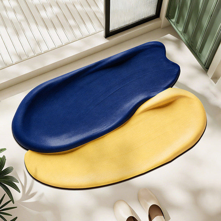 Playful Rainbow-Themed Bath Mat Bowlift
