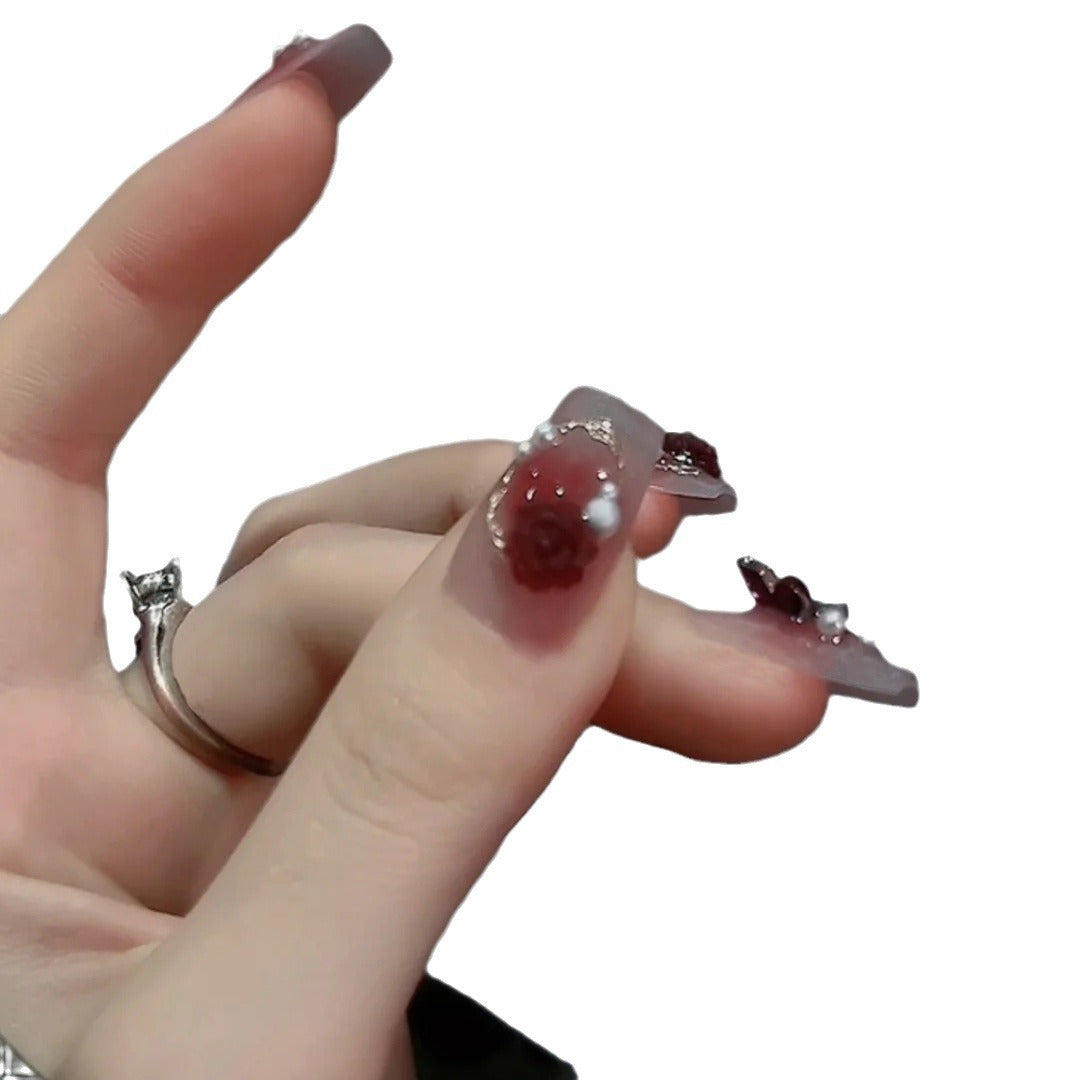 Glittering artificial nails with moon and star motifs Bowlift