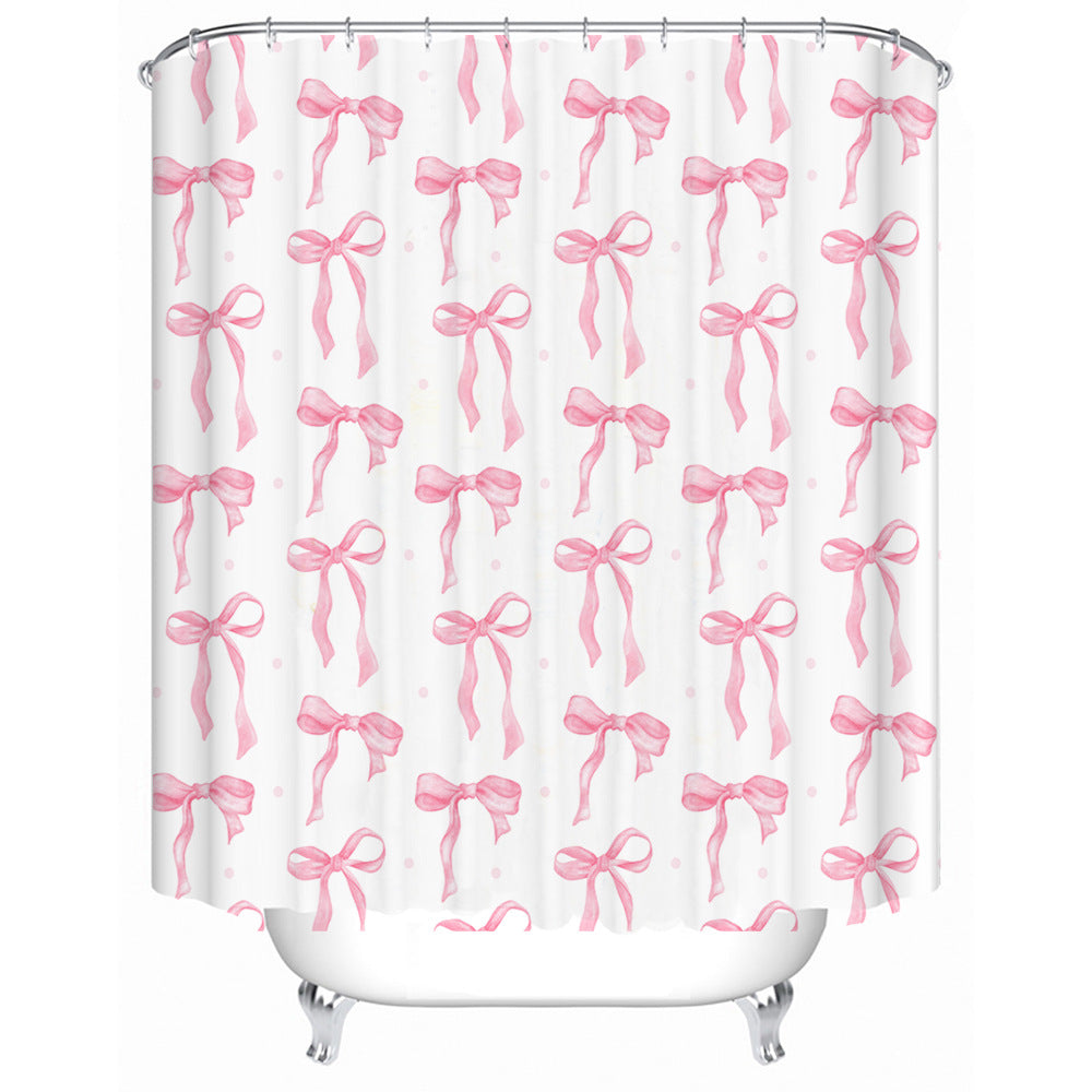Decorative Shower Curtain Bowlift