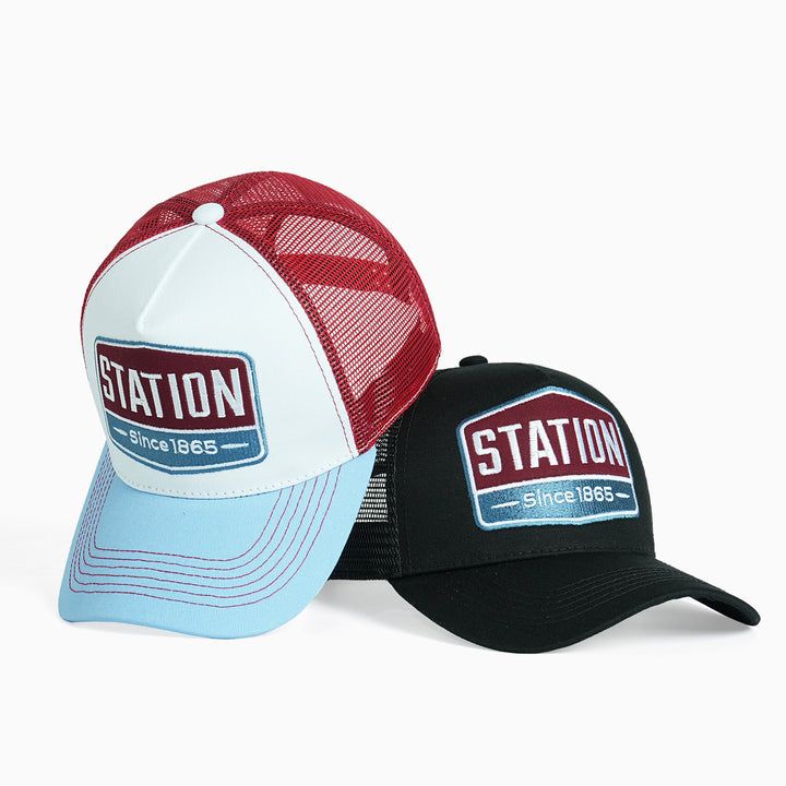 Women Breathable Trucker Cap with Vintage Design Bowlift