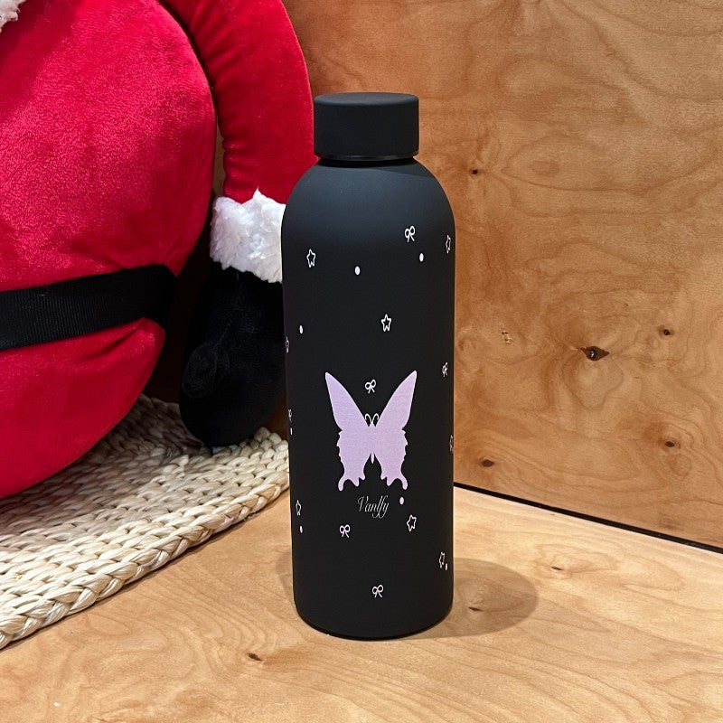 Ladies Insulated Bottle with Playful Dog Motif Bowlift