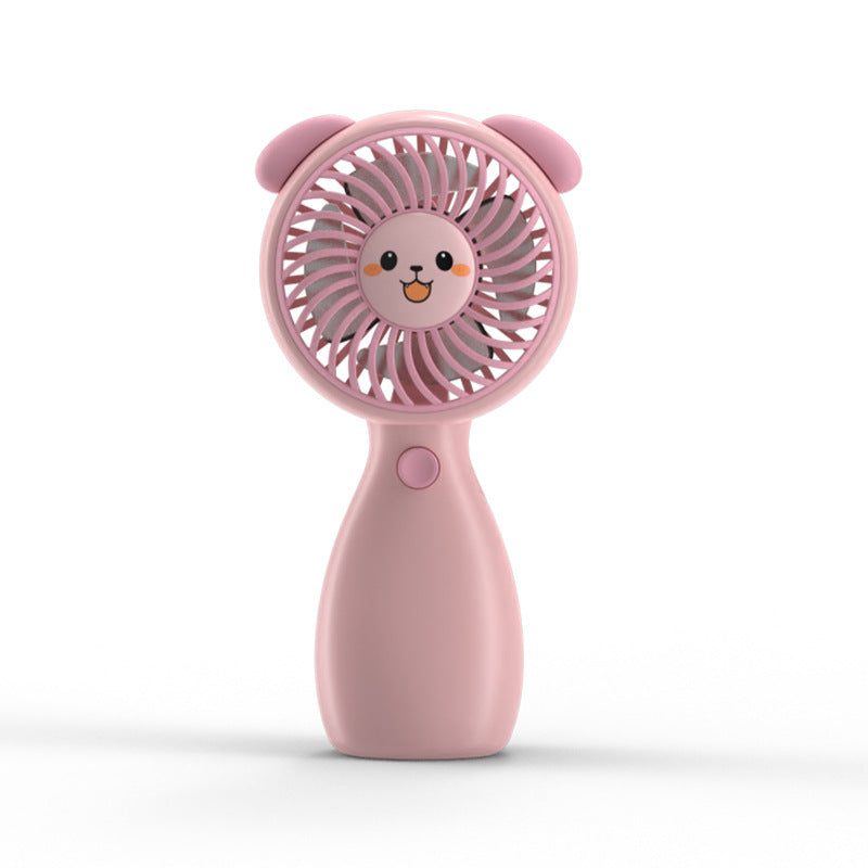 Women's Portable Mini Hand Fan in Cute Animal Design Bowlift