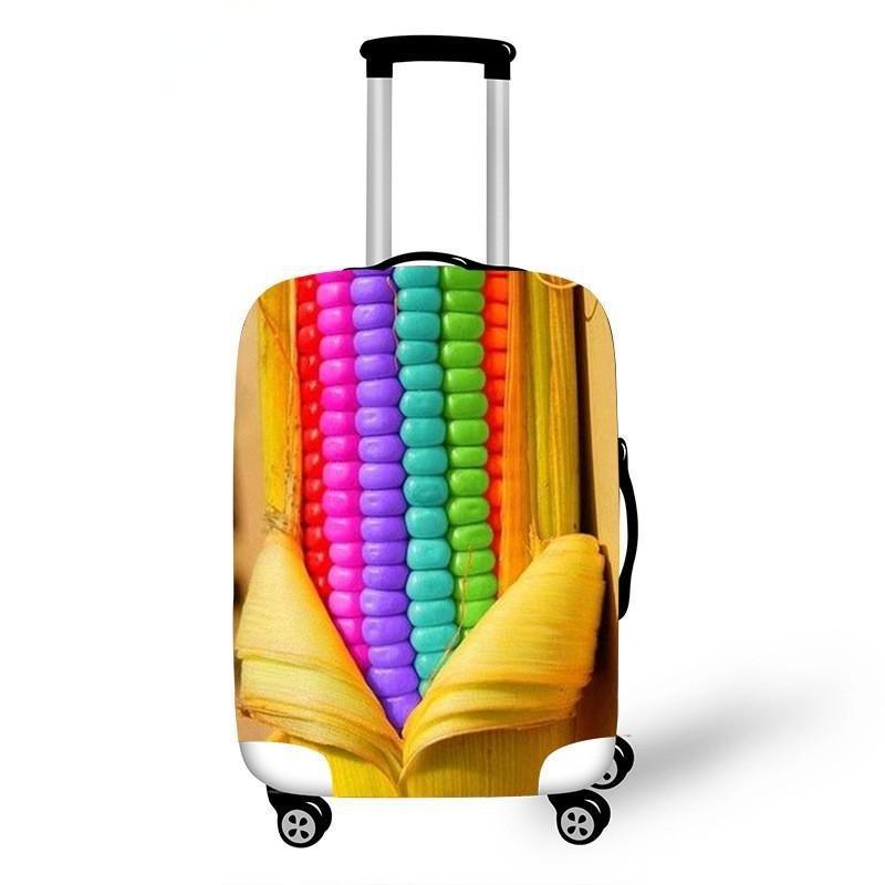 Women's hard shell suitcase with diverse floral design Bowlift