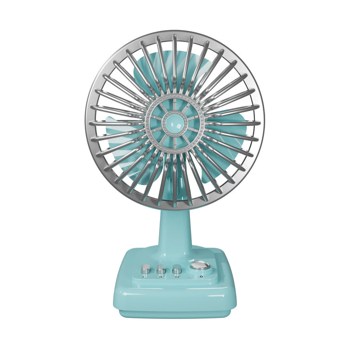 Portable Retro Desk Fan Bowlift