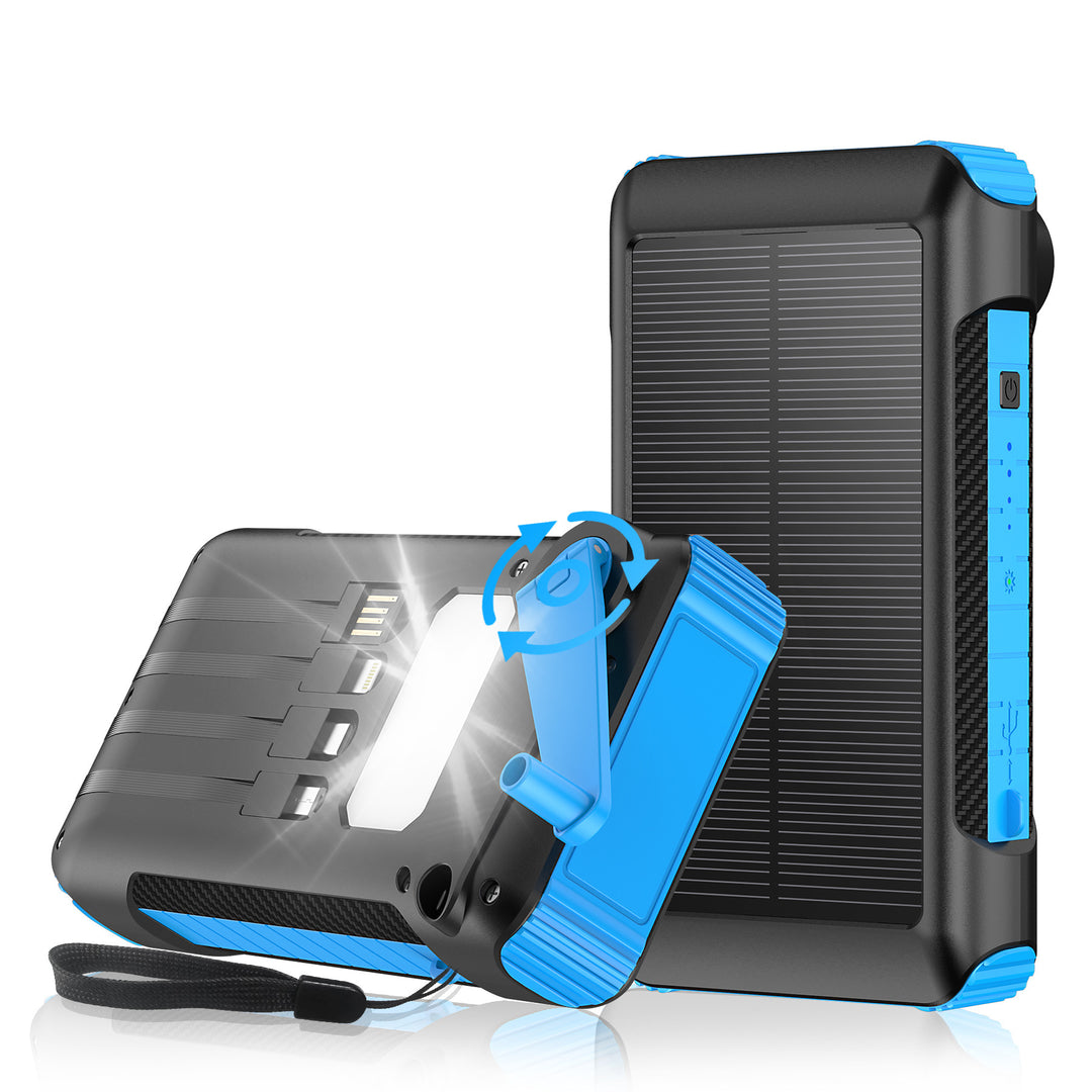 Solar Power Bank With Multiple Charging Function Bowlift