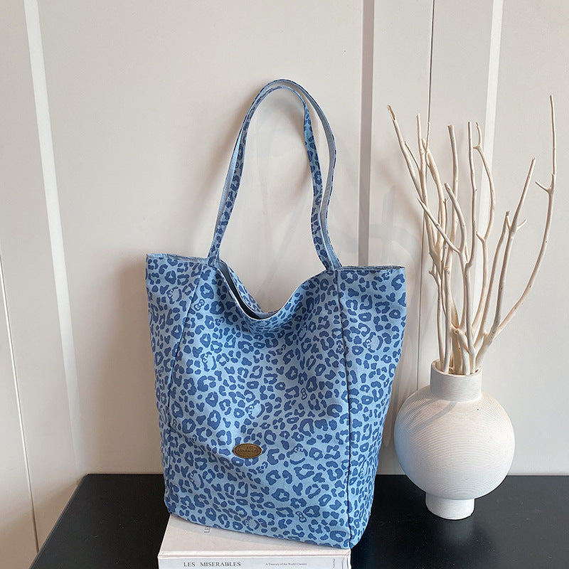 WoStylish Reversible Leopard Print Tote Bag Bowlift