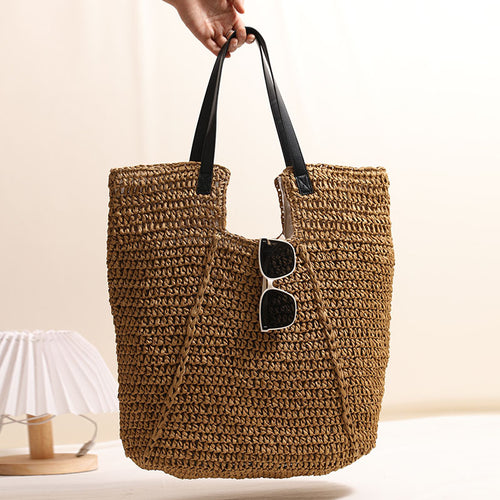 Stylish and Spacious Rattan Bag Bowlift