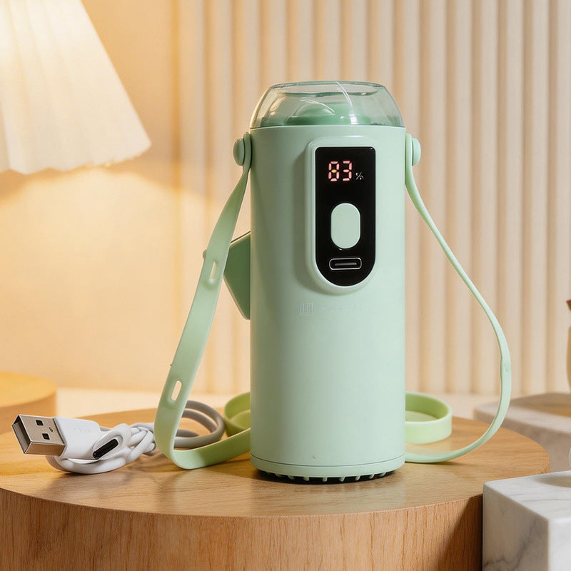 Ladies Portable Mini Hydration Fan with Water Mist Bowlift