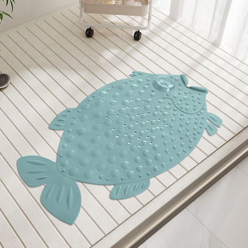 Cute Fish-Shaped Bath Mat Bowlift