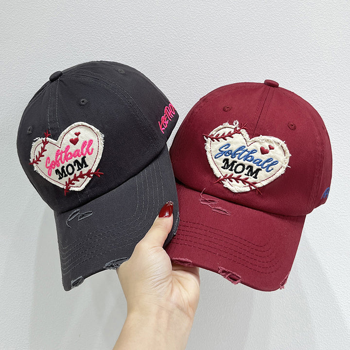 Women's Embroidered Sports Baseball Cap Bowlift