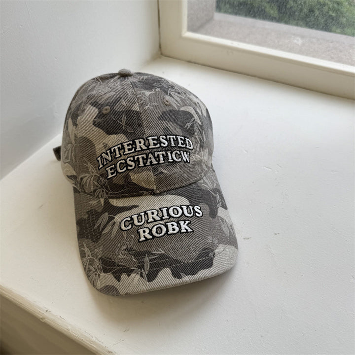 Men's Casual Graphic Adjustable Baseball Cap Bowlift