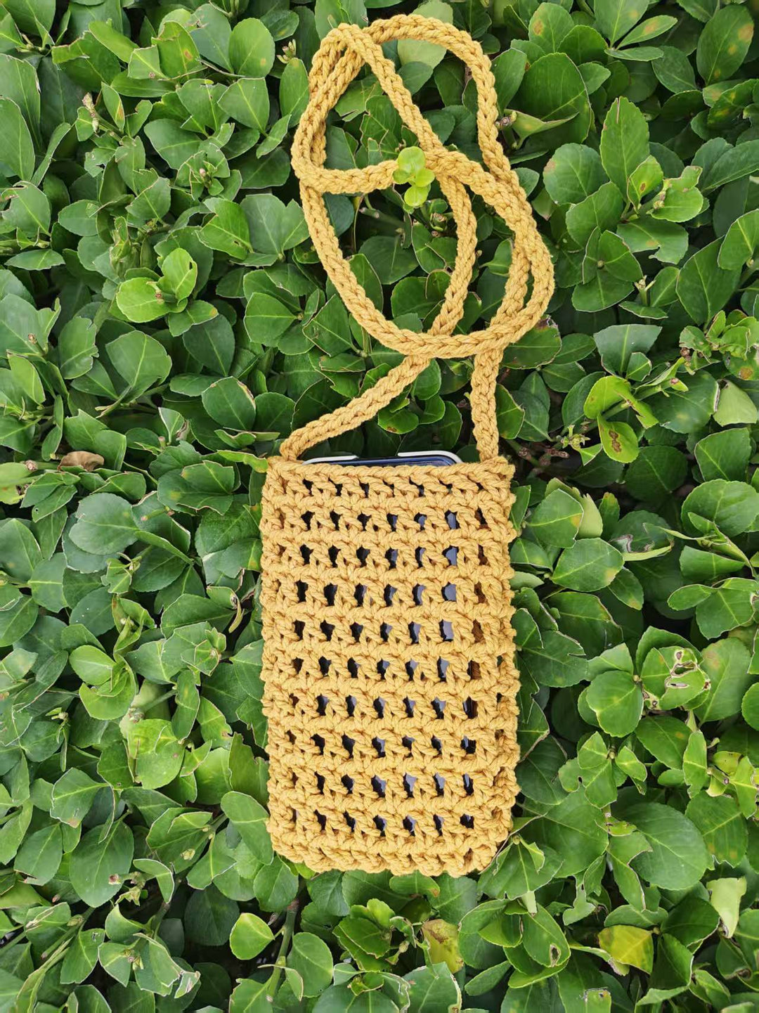 Hand-knotted shoulder bag Bowlift